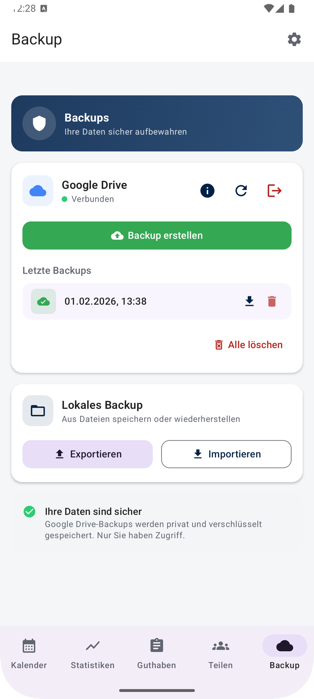 Android screen 2