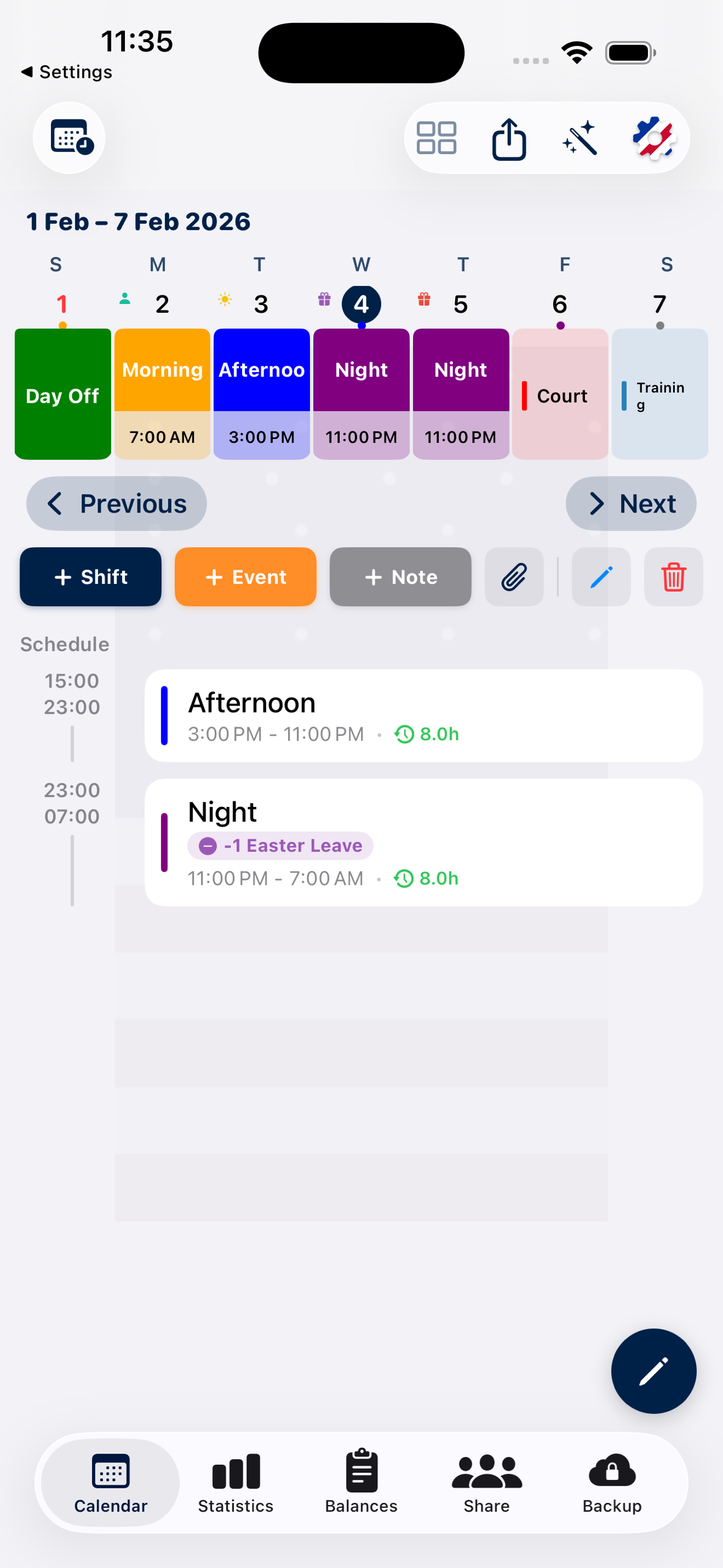 iOS screen 3